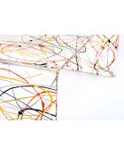 Table basse Milvio transparente - 81x40x36 cm
