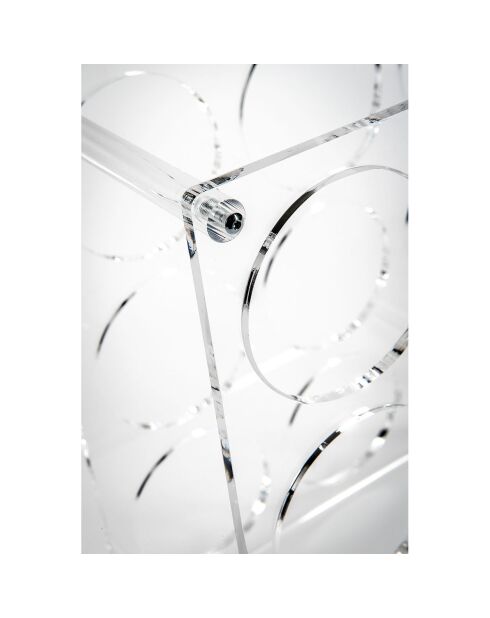 Gran Cru wijnkast voor op aanrecht 12 flessen transparant - 23x16x66 cm