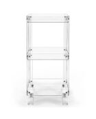 Chariot Bon Ton transparent - 31.5x23.5x74 cm