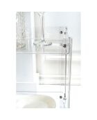 Chariot Bon Ton transparent - 31.5x23.5x74 cm