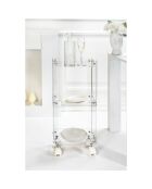 Chariot Bon Ton transparent - 31.5x23.5x74 cm
