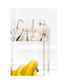 Chariot Bon Ton multicolore - 31.5x23.5x74 cm