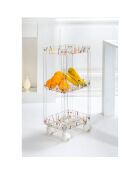 Chariot Bon Ton multicolore - 31.5x23.5x74 cm