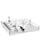 Échiquier transparent Carlsen transparent - 40x40x13.5 cm