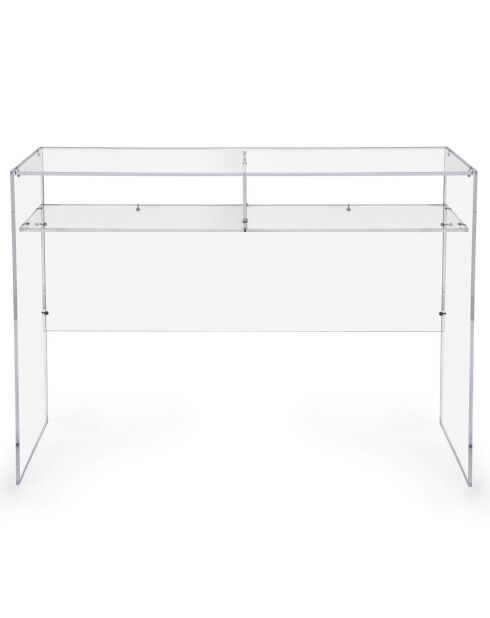 Transparant bureau Prometheus - 99x33x75 cm