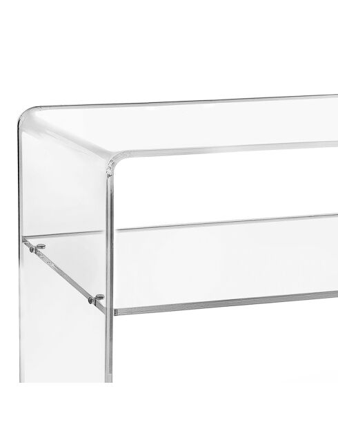 Porta TV Viso trasparente - 100x33x50 cm|Spessore: 10 mm