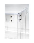 Bureau desko transparent - 100x50x76 cm