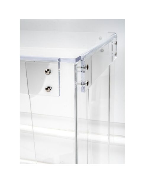 Bureau desko transparent - 100x50x76 cm