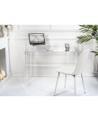 Bureau desko transparent - 100x50x76 cm