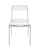 2 Chaises Numana transparentes - 48x51x83 cm