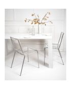 2 Chaises Numana transparentes - 48x51x83 cm