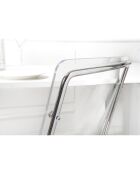 2 Chaises Milano transparentes - 48x51x83 cm
