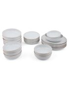 Service de Table blanc/doré - 24 Pièces