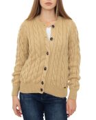 Cardigan Coventry marron