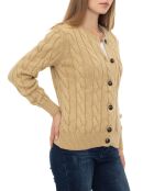 Cardigan Coventry marron