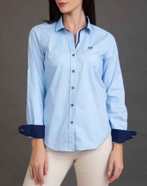 Chemise Bohicon bleu clair