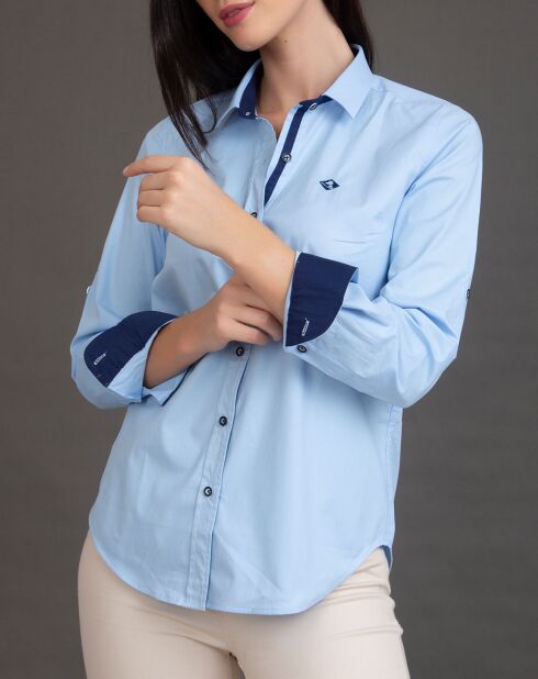 Chemise Bohicon bleu clair