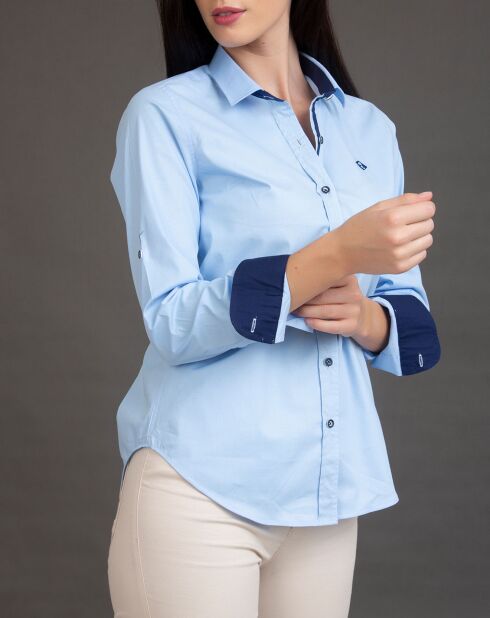 Chemise Bohicon bleu clair