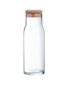 Funambule durchsichtige Karaffe mit Deckel, 1 l