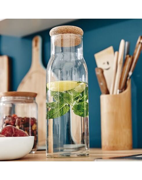 Funambule transparante karaf met dop - 1L