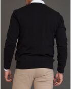 Pull col V Neva noir
