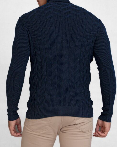 Pull Col roulé Truff marine
