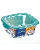 2 Boîtes de conservation carrées Keep'n Box transparentes - 122 cl