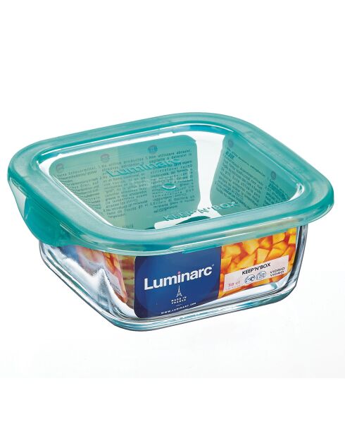 2 Boîtes de conservation carrées Keep'n Box transparentes - 122 cl