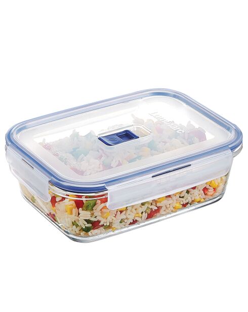 2 Boîtes de conservation rectangulaires Pure Box Active transparentes - 122 cl