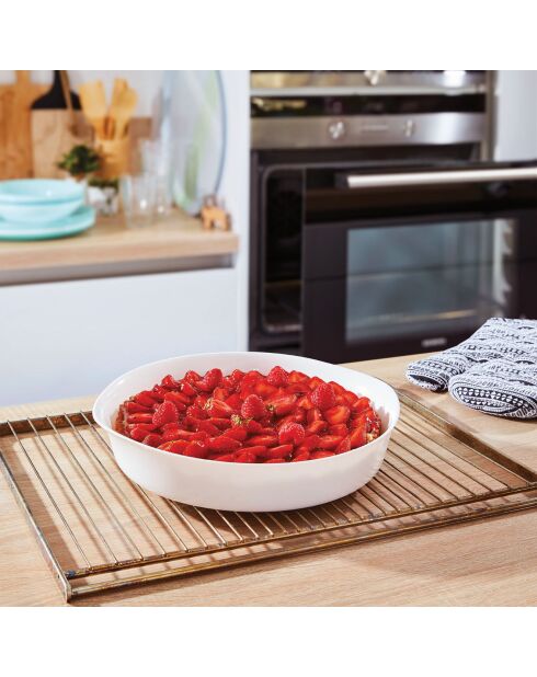 Smart Cuisine Carine witte vorm - 28x28x5 cm