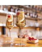 6 Flûtes à champagne Vinetis transparentes - 23 cl