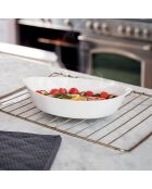 2 Plats de cuisson Smart Cuisine Carine blancs - 20.3x32.5x7.4 cm