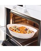Smart Cuisine Wavy witte ovenschaal - 20,3x32,5x7,4 cm