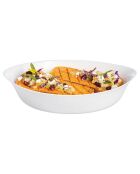 Smart Cuisine Wavy witte ovenschaal - 20,3x32,5x7,4 cm