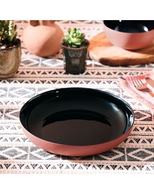 6 Assiettes à dessert Vicky orange - D.21.2 cm