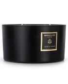 Bougie parfumée Obsidian Black Collection Ambre & Thym - 3 mèches 40h