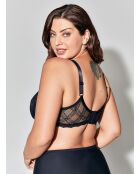 Soutien-gorge Minimiseur en dentelle Lisa noir