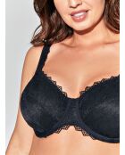 Soutien-gorge Minimiseur en dentelle Lisa noir