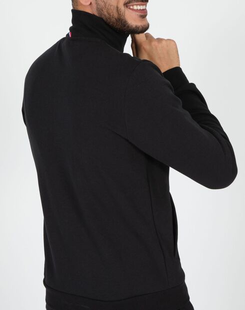 Sweat zippé Essentiel noir