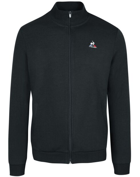 Sweat zippé Essentiel noir