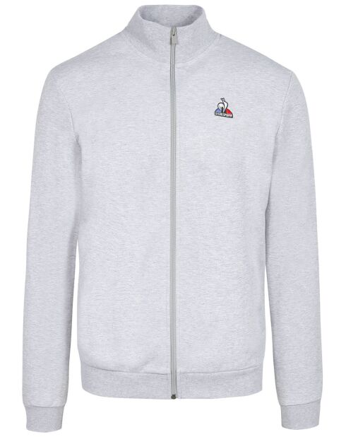 Sweat zippé Essentiel gris
