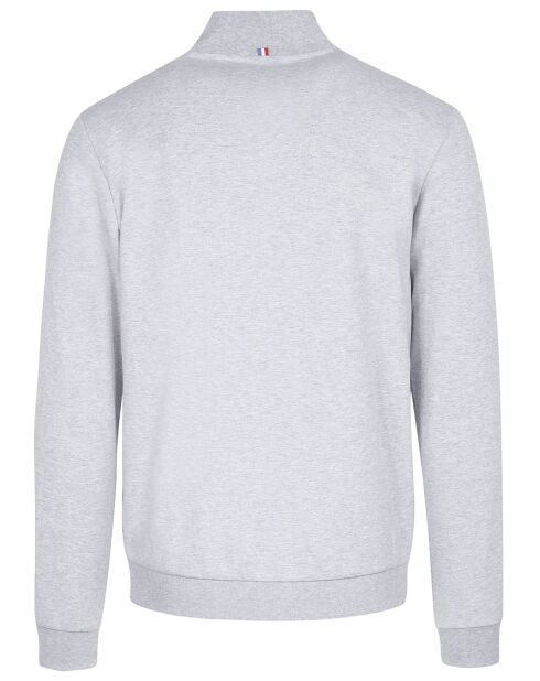 Sweat zippé Essentiel gris