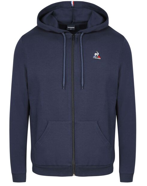Sweat à capuche zippé Essentiel marine