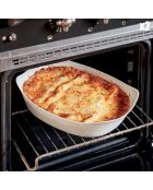 2 Smart Cuisine Carine witte rechthoekige ovenschalen - 33,9x33,9x7,3 cm