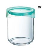 2 Pots Keep'n Box transparents - 110 cl