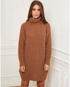 Robe Pull Mila camel