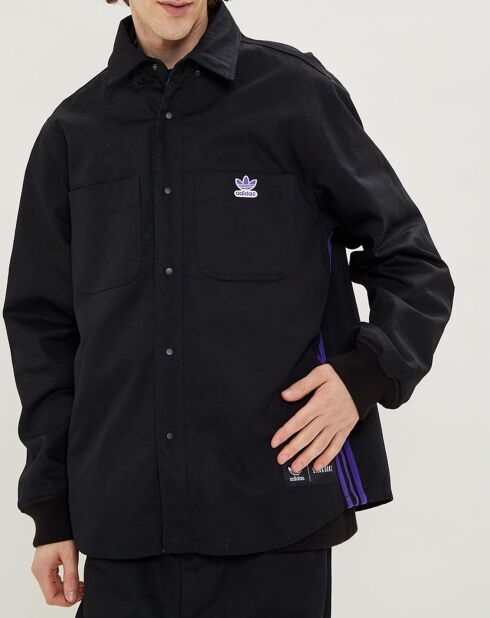 Veste Adidas x Sankuanz Shirt Réversible noir/violet