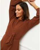 Robe Florianne marron