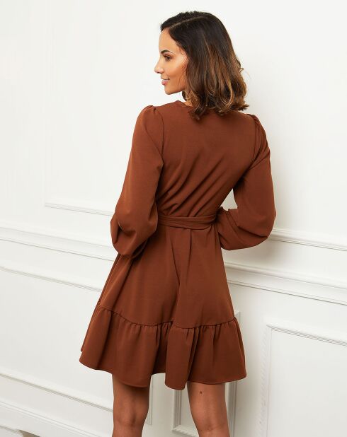 Robe Florianne marron
