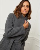 Manteau Marine anthracite
